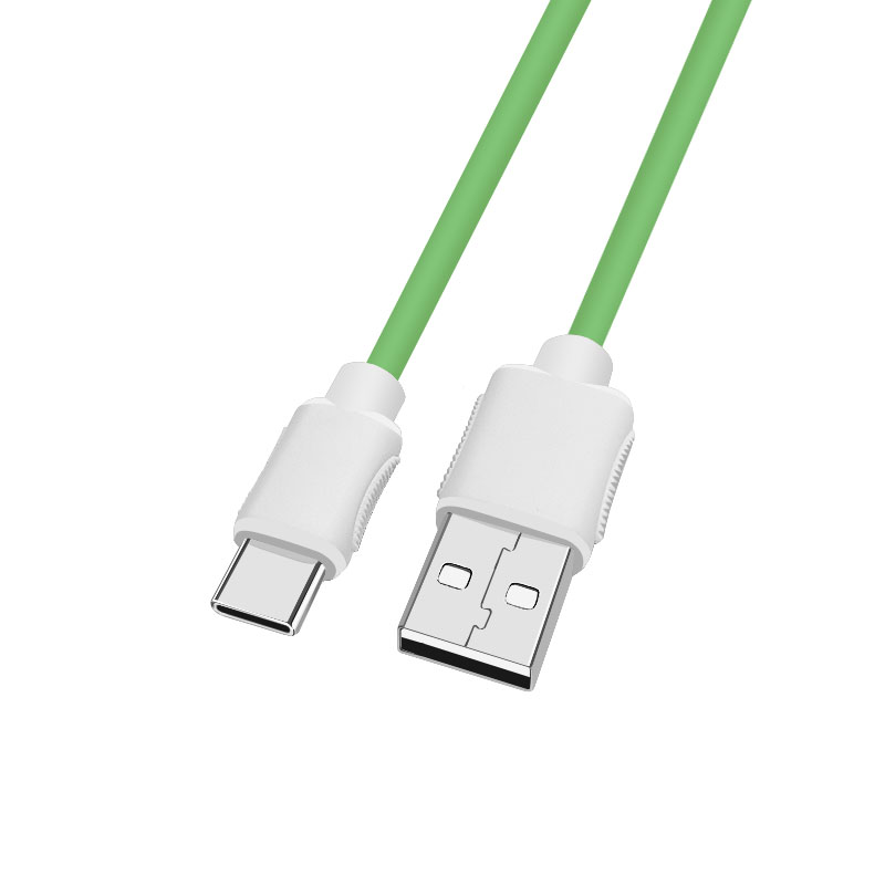 Silicone USB cable（green）
